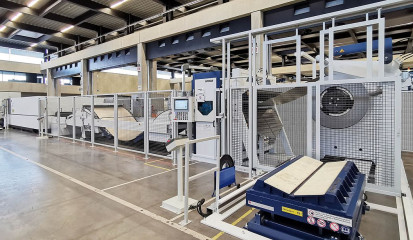 Coil-Laser Anlage im TRUMPF-Kundenzentrum in Neukirch
