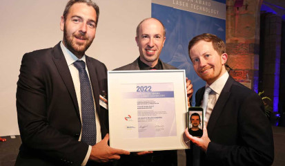 Finalisten beim Innvoation Award Laser Technology 2022