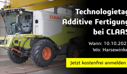 Technologietag Additive Fertigung bei CLAAS
