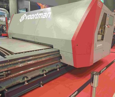Voortman V353 Laserschneidanlage in modularer Bauweise für Grobbleche bis 40 mm konzipiert