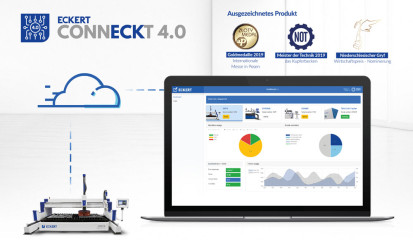 Mit Eckert ConnECKt 4.0 wird künftig die Anlagenverfügbarkeit als auch die Effizienz der Produktion überwacht und dargestellt