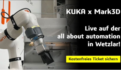 Mark3D und Kuka auf Tour