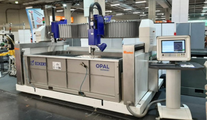 Eckert Opal Waterjet auf der Stone+tec 2026