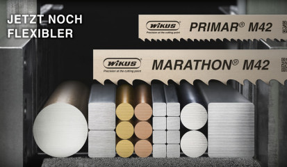 Die verbesserten Bimetall-Sägebänder MARATHON® M42 und PRIMAR® M42