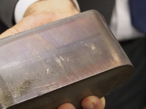 Plasmateil aus 70mm Stahl