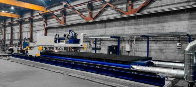 Eckert Titan DrillCut Maschine im Einsatz bei norwegischen IMO Sveiseindustri