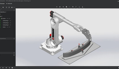 Robotmaster, eine Marke von Hypertherm, ist eine Software zur Offline-Roboterprogrammierung
