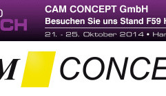 Euroblech 2014: CAM CONCEPT auf der EuroBLECH 2014 in Hannover  Halle 12, Stand F59