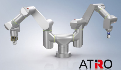 Mit den neuen Linkmodulen lässt sich die ATRO-Kinematik nun noch flexibler – bis hin zum Multiarm-Roboter – aufbauen.