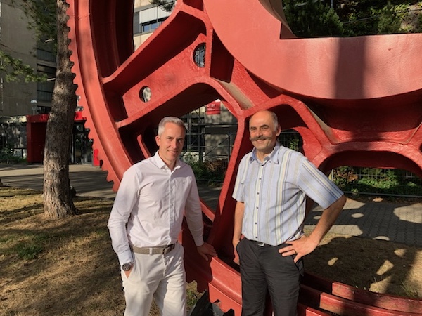 Lantek-CEO Alberto López de Biñaspre (links) und Christoph Lenhard, Leiter des deutschen Lantek-Büros und Vertriebsleiter für die DACH-Region